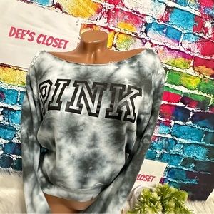 PINK VS OFF THE SHOULDER CREW